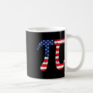 Pi Day American Flag Patriotic Math Nerd Geek 3.14 Coffee Mug