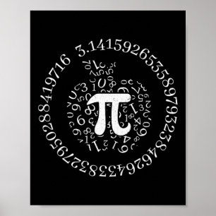 Pi Day Apple Graphic Cute Funny Math Lover Pie Pun Poster