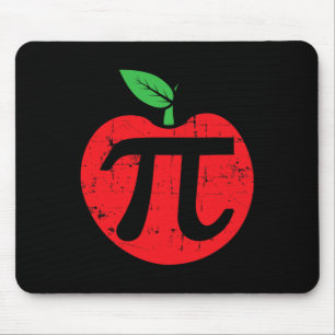 Pi Day Apple Pie Pun 3.14 Cute Math Lover Teacher  Mouse Pad
