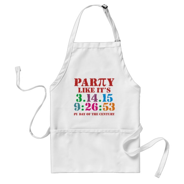 Pi day apron ultimate 2015 3.14.15 9:26:53 BBQ (Front)