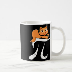 Pi Day Cat Kitten March 14 Math Mathematics  Coffee Mug