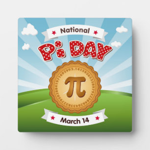 Pi Day, Celebrate Math, Eat Pie! Plaque