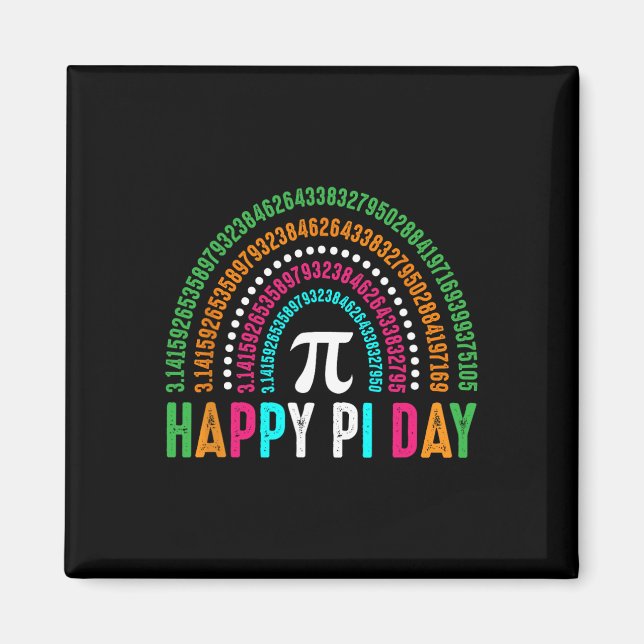 Pi Day Celebration Math Science Funny Teacher Gift Magnet (Front)
