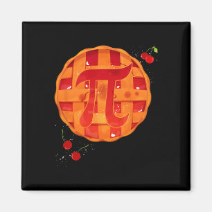 Pi Day Cherry Pie Math Teacher Funny Thanksgiving Magnet