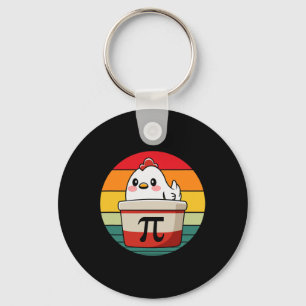 Pi Day Chicken Pot Pie Funny Math Teacher Nerd Gee Key Ring