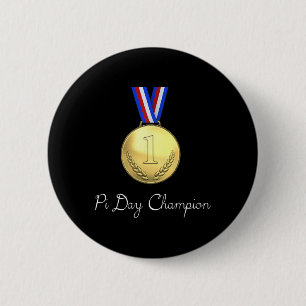 Pi Day Contest Winner - Pi Champion Gift Tee  6 Cm Round Badge