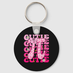 Pi Day Coquette Bow Women Kids Toddler Math Teache Key Ring