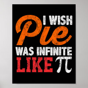 Pi Day Cute Geek Pie On Pi Day Math Love Gift Poster
