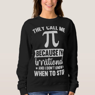 Pi Day Cute Pi Symbol Kids Toddler Youth Boys Girl Sweatshirt