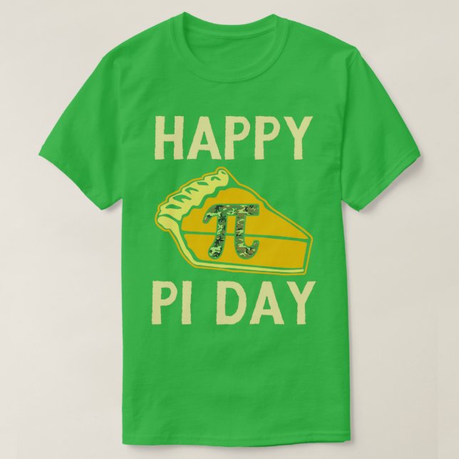 Pi Day Digits of Pi Camo Happy Pi Day Mathematic M T-Shirt (Design Front)