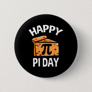 Pi Day Digits Of Pi Rainbow 3.14 Math Teacher Men 6 Cm Round Badge