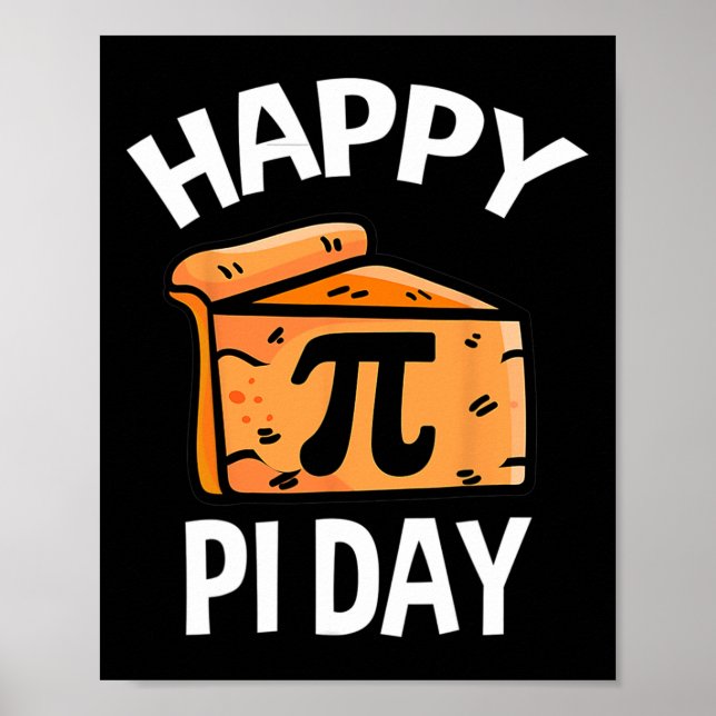 Pi Day Digits Of Pi Rainbow 3.14 Math Teacher Men  Poster (Front)