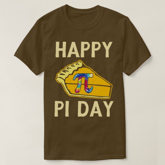 Pi Day Digits of Pi Tie Dye Happy Pi Day Mathemati T-Shirt (Design Front)