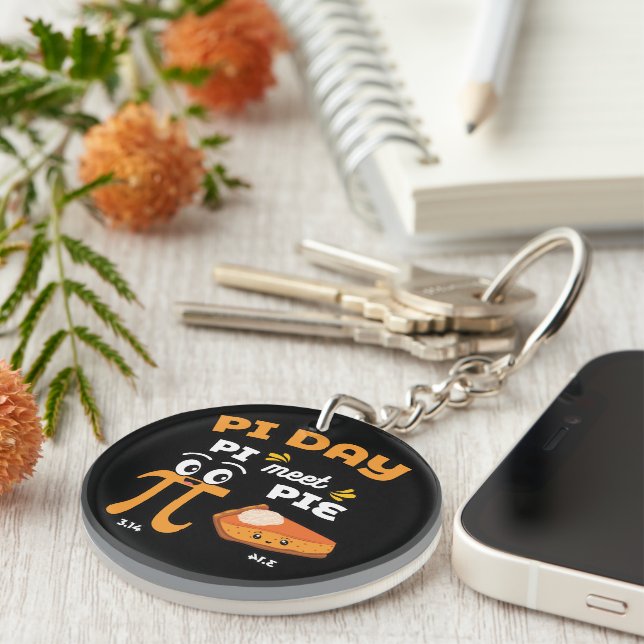 Pi Day Extravaganza: Embrace the Infinite! Key Ring (Front Right)