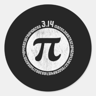 Pi Day For Math Teachers  Classic Round Sticker