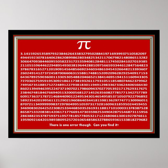 Pi day FUN Poster (Front)