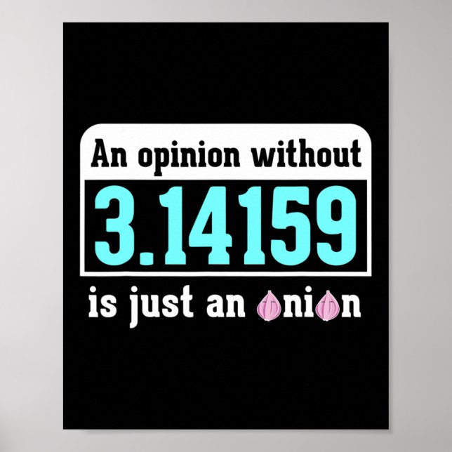Pi Day Funny Hilarious Math Wizards Mens With Hidd Poster (Front)