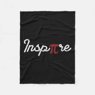 Pi Day Funny Inspire Students Teachers Geeks Nerds Fleece Blanket