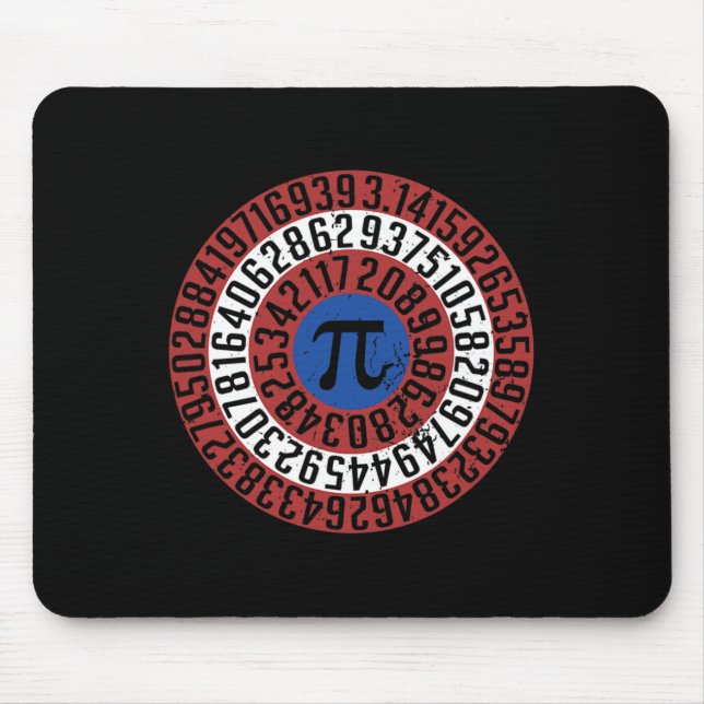 Pi Day Funny Nerd Geek Math Algebra Student Teache Mouse Pad (Front)