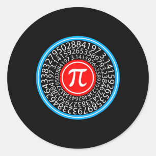Pi Day - Funny Pi Day For Math Geek  Classic Round Sticker
