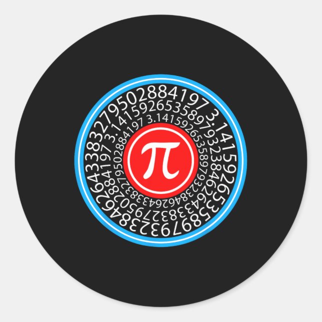 Pi Day - Funny Pi Day For Math Geek  Classic Round Sticker (Front)