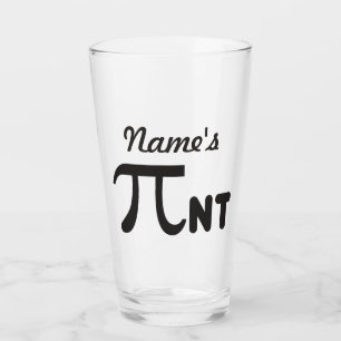 Pi Day Funny Pi-nt 2011 © Personalised Glass