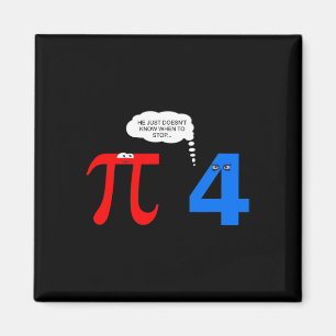Pi Day Funny Relationship Problems Gift Tee  Magnet