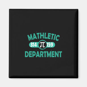 Pi Day Funny Sarcastic Mathletic Mens For Nerds Ge Magnet