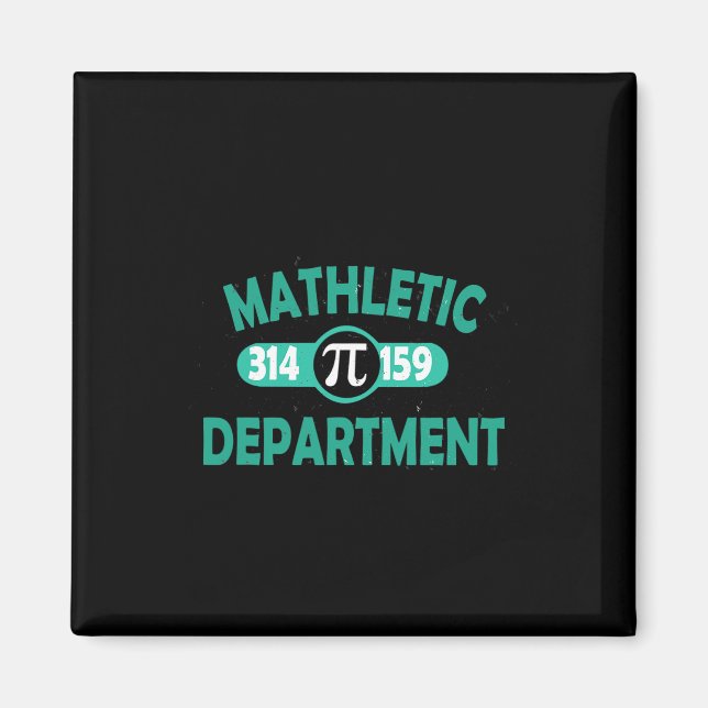 Pi Day Funny Sarcastic Mathletic Mens For Nerds Ge Magnet (Front)