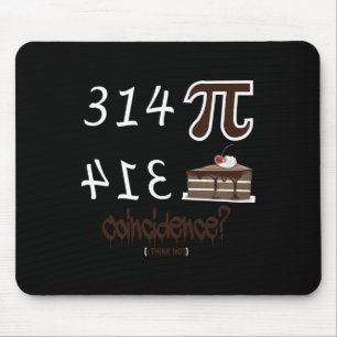Pi Day Funny Unique Graphic Math Formula Equations Mouse Pad