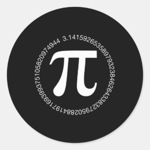 Pi Day Gift For Algebra Teacher  Classic Round Sticker