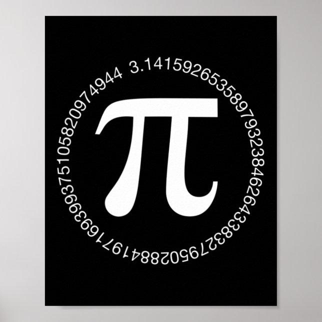 Pi Day Gift For Algebra Teacher  Poster (Front)