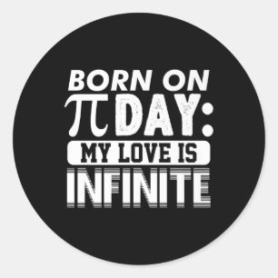 Pi Day Gift Premium 1 Classic Round Sticker