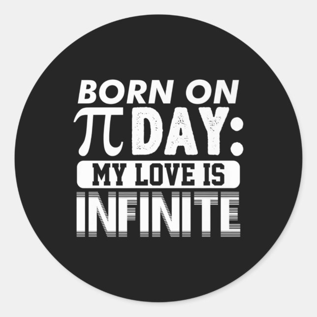 Pi Day Gift Premium 1  Classic Round Sticker (Front)