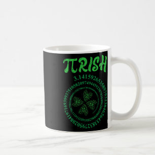 Pi Day Graphic Irish Funny St. Patrick's Day Math Coffee Mug