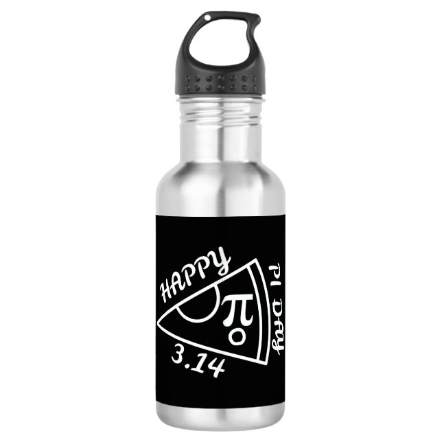 Pi Day Happy Pi Day 710 Ml Water Bottle (Front)
