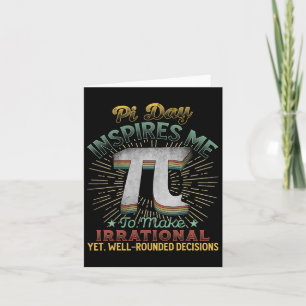 Pi Day Inspires Me To Make Irrational Vintage Sun Card