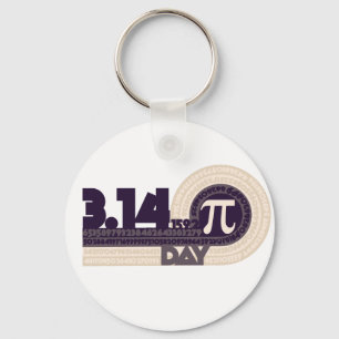 Pi Day Key Ring