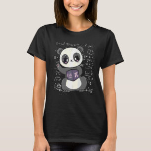 Pi Day Little Panda Bear 3 14159 Mathematic Algebr T-Shirt