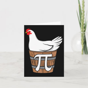 Pi Day Live Everyday Like It's Pi Day Chicken Pot Card