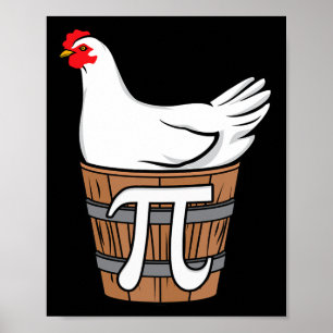 Pi Day Live Everyday Like It's Pi Day Chicken Pot Poster