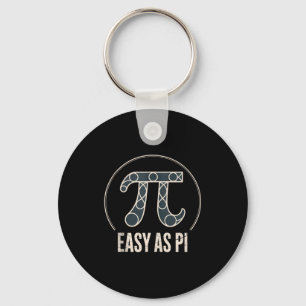 Pi Day March 14 Math Nerd Pie Food Funny Gift Outf Key Ring