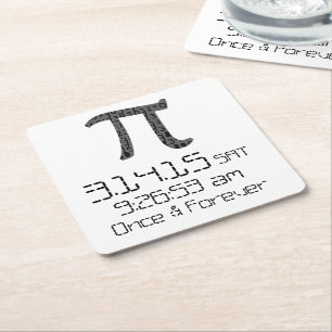 Pi Day March 2015 Custom design Coaster