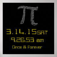 Pi Day March 2015 Custom design Poster