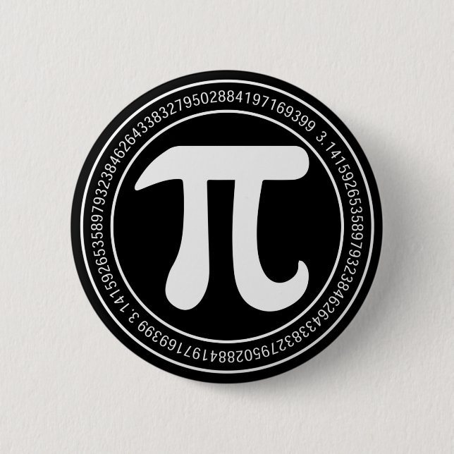 Pi Day Math  6 Cm Round Badge (Front)