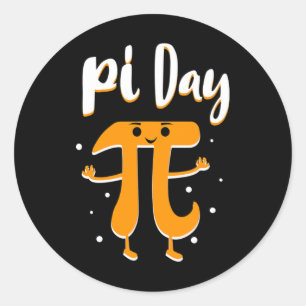 Pi Day Math Algebra Geeks Students Geek Nerd Boys  Classic Round Sticker