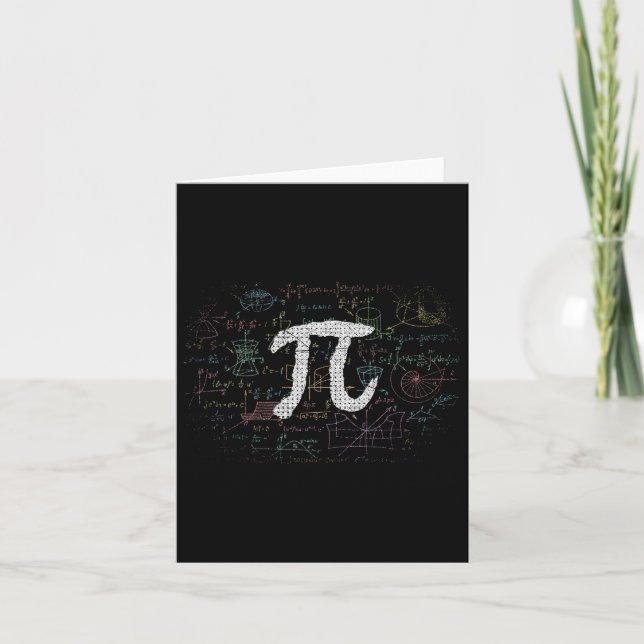 Pi Day Math  Card (Front)