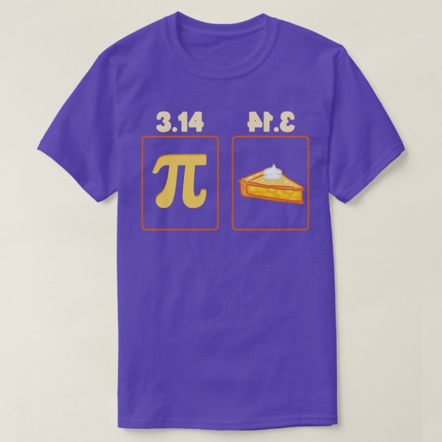 Pi Day Math Equation T-Shirt (Design Front)
