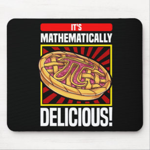 Pi Day Math Lover Apple Pie Mouse Pad