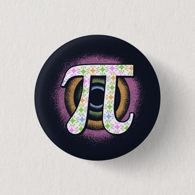 Pi Day Math Nerd  3 Cm Round Badge (Front)